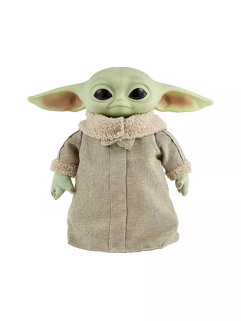 MATTEL | Star Wars Mandalorian The Child Baby Yoda Funktionsplüsch | grün