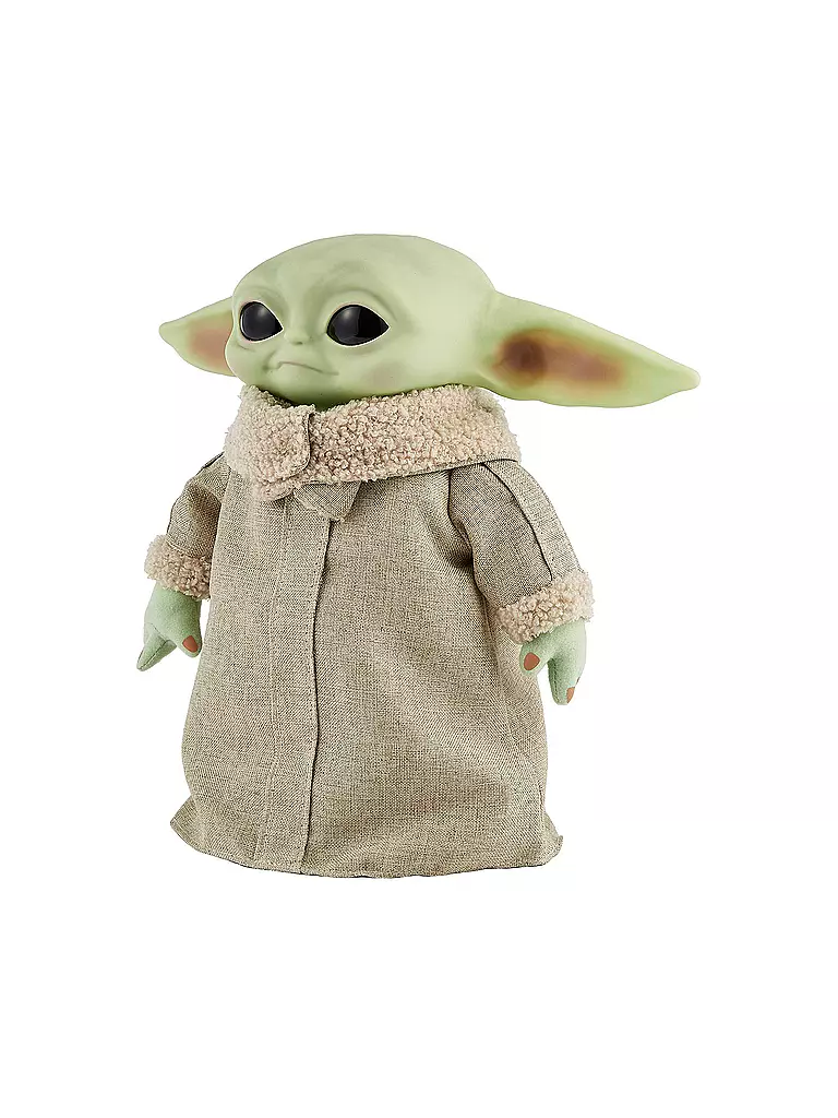 MATTEL | Star Wars Mandalorian The Child Baby Yoda Funktionsplüsch | grün