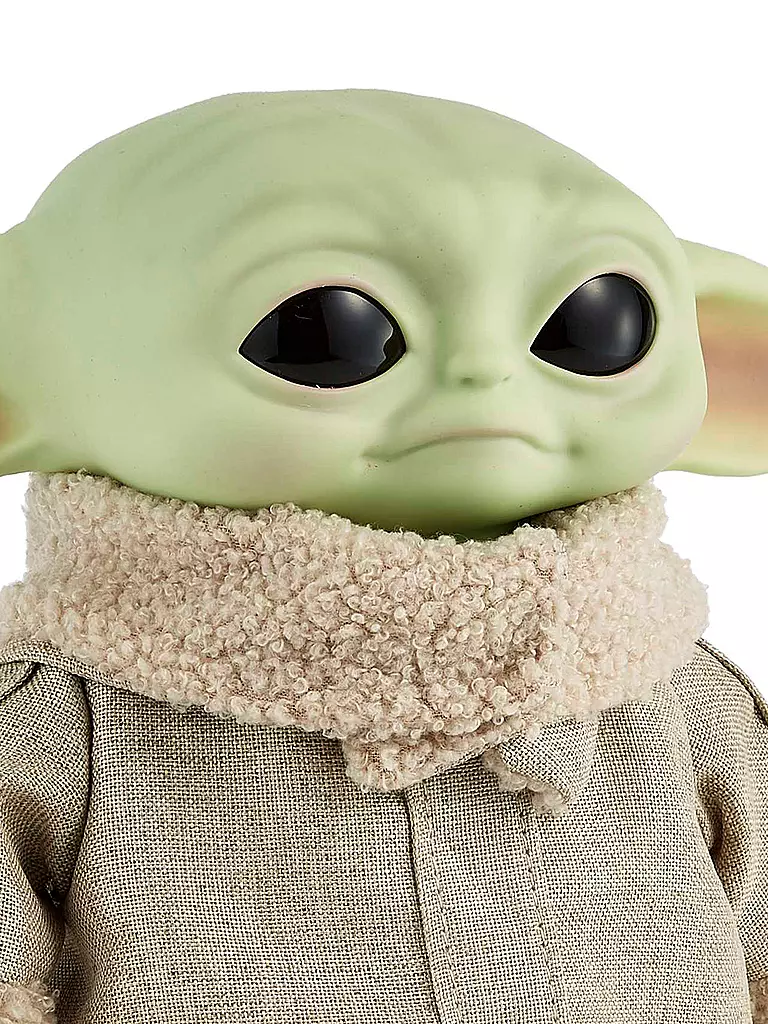 MATTEL | Star Wars Mandalorian The Child Baby Yoda Funktionsplüsch | grün