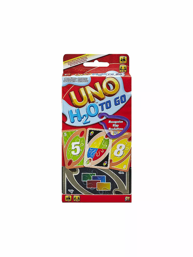 MATTEL | UNO H2O To Go Kartenspiel  | keine Farbe