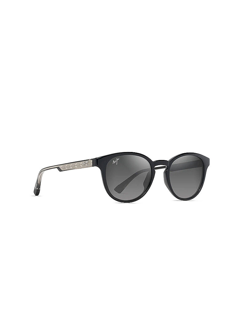 Maui Jim Unisex Maui Jim MJ0636S 001 Sonnenbrillen Bioinjiziert Schwarz Grau Rund