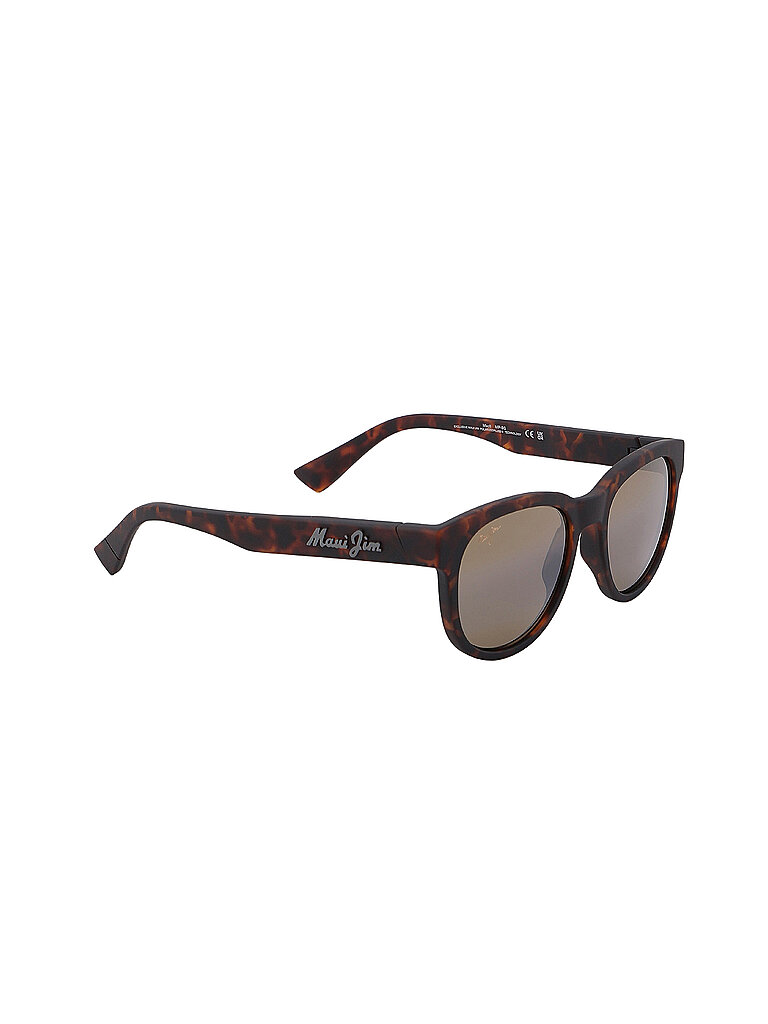 Maui Jim Herren Maui Jim MJ0668S 002 Sonnenbrillen Injiziert Havanna Bronze Rund
