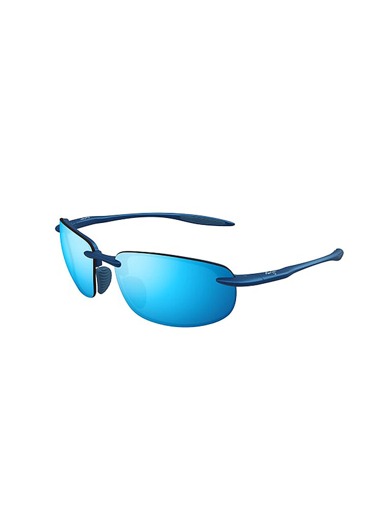 Maui Jim Unisex Maui Jim MJ0676S 003 Sonnenbrillen Injiziert Blau Blau Quadratisch