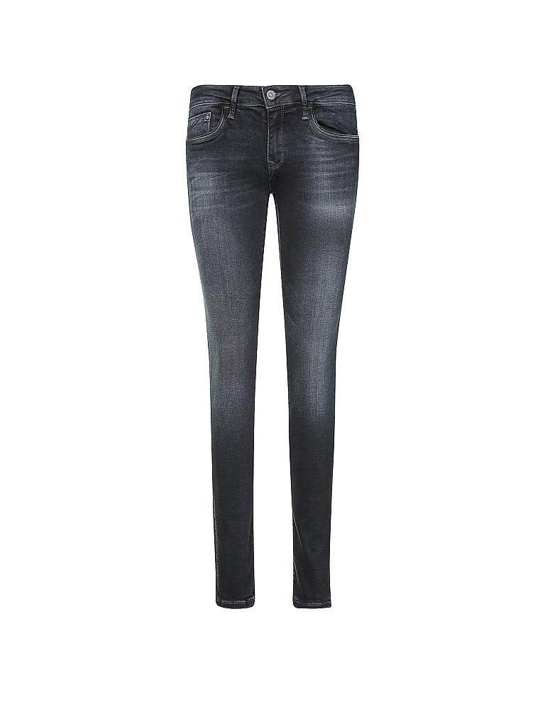 Jeans Mavi Serena – Taille 26 – Coupe Super Skinny Low Rise – Noir Floral – Occasion Très Bon état