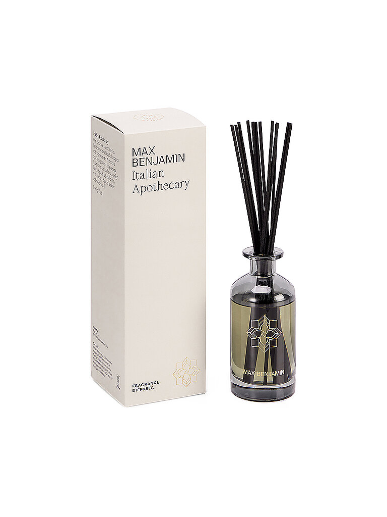 MAX BENJAMIN Raumduft Diffuser CLASSIC COLLECTION Italian Apothecary hellgrau 150 ml
