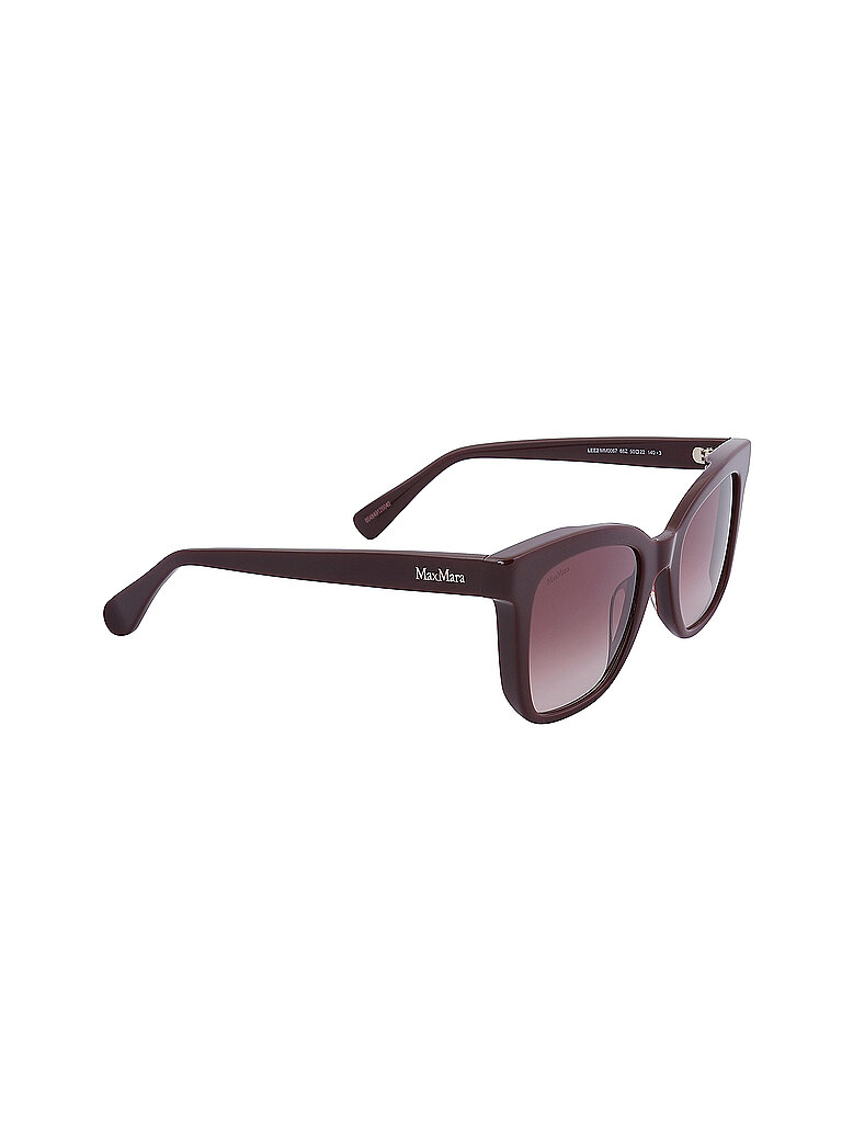 Damen MM0067 LEE2 66Z Gläser SONNENBRILLEN Acetat Rot Violett Quadratisch Normal