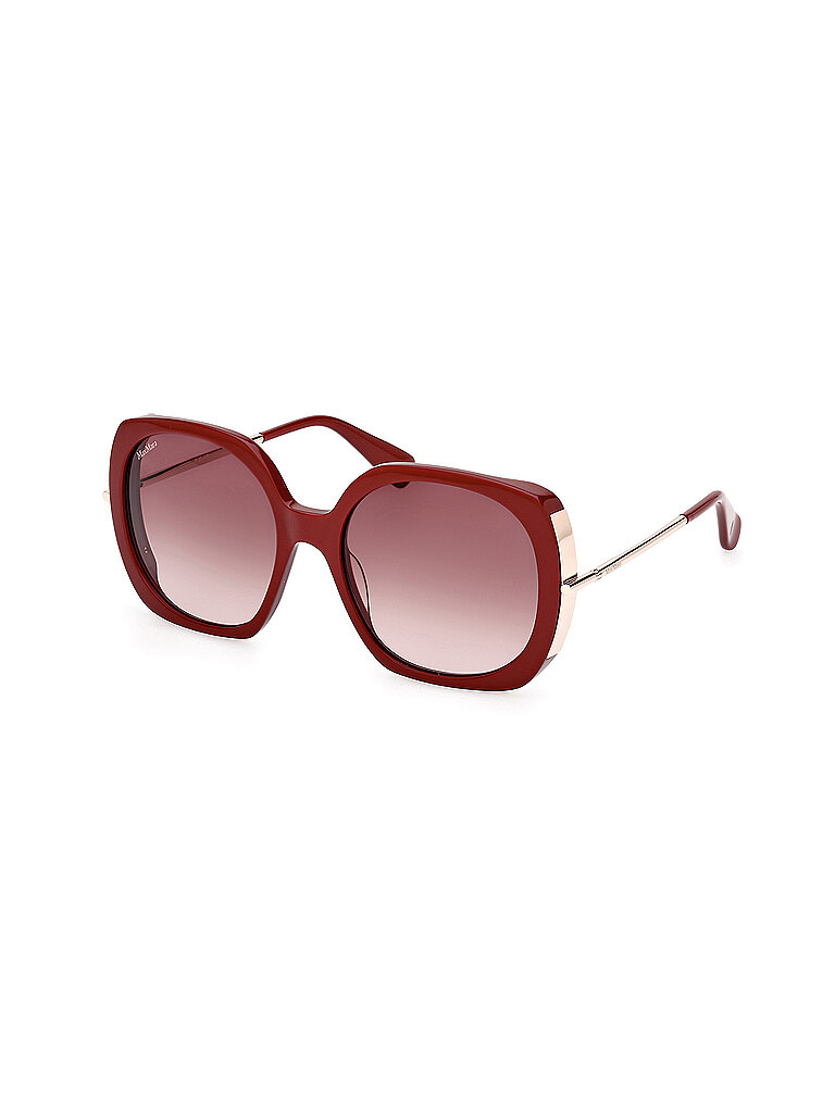 Damen MM0079 MALIBU9 66F Gläser SONNENBRILLEN Acetat Rot Braun Schmetterling Normal Schattiert