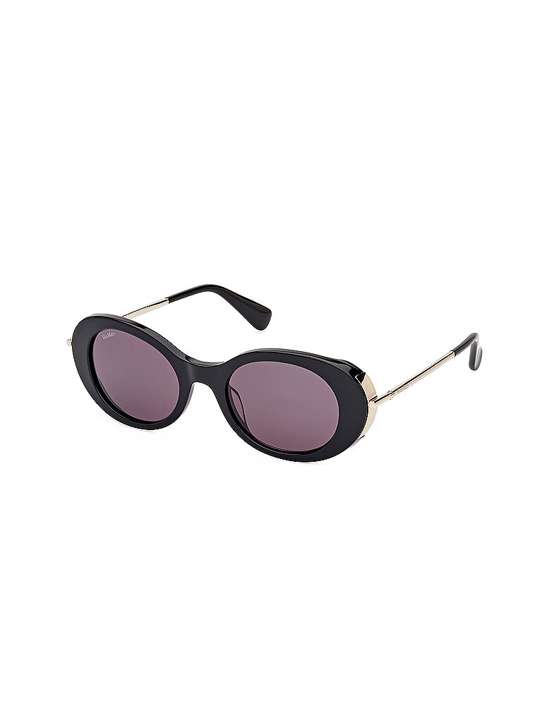 Damen MM0080 MALIBU10 01A Gläser SONNENBRILLEN Acetat Schwarz Rauch Rund Normal