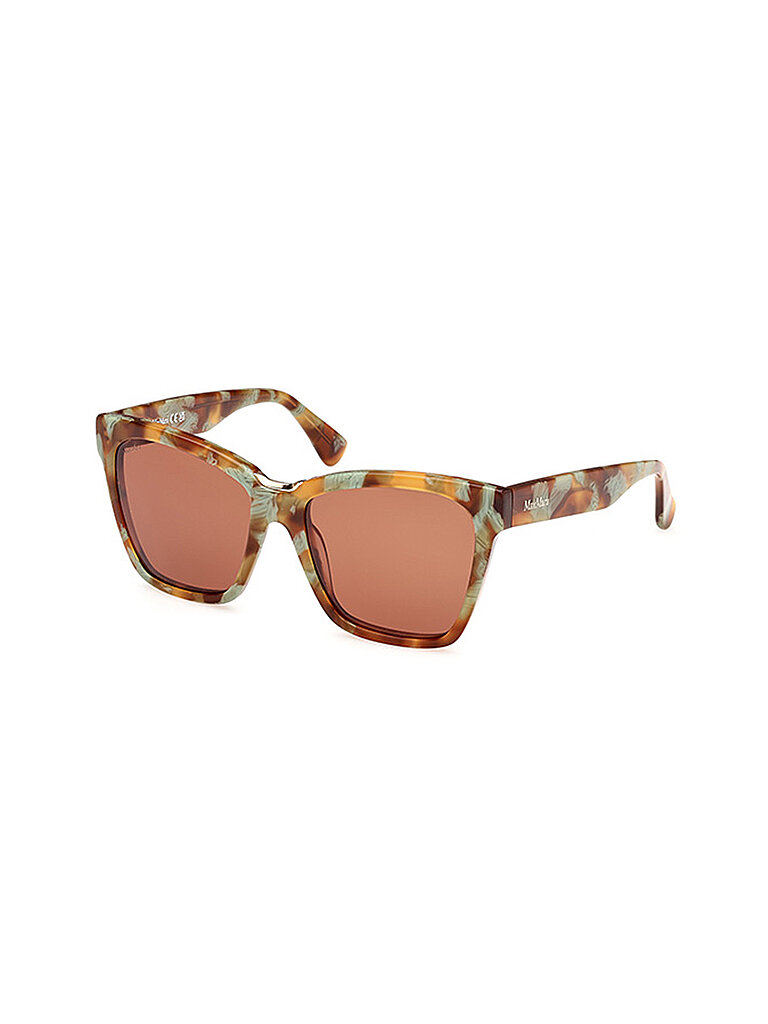 Damen MM0089 SPARK3 55E Gläser SONNENBRILLEN Acetat Havanna Braun Quadratisch Normal