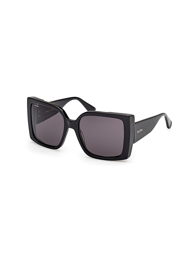 Max Mara Damen Max Mara MM0131 HINGE 01A Sonnenbrillen Acetat Schwarz Rauch Quadratisch Normal