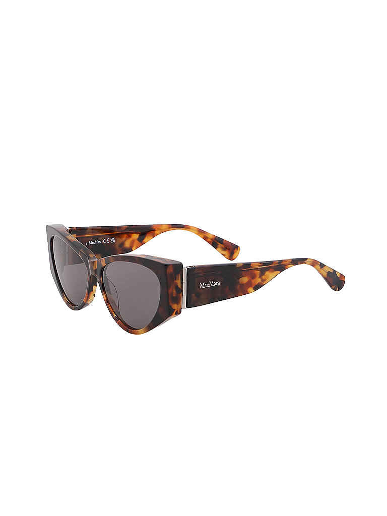 Max Mara Damen Max Mara MM0132 HINGE-1 56A Sonnenbrillen Acetat Havanna Rauch Cat Eye Normal