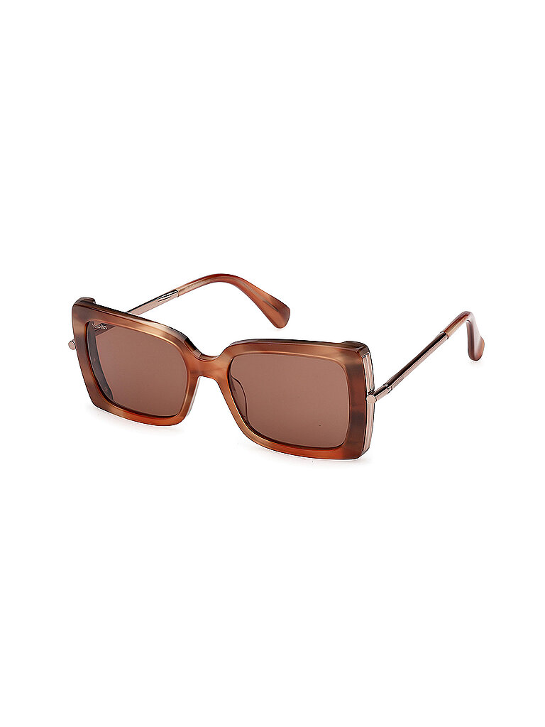 Max Mara Damen Max Mara MM0166 ROQUEBRUNE 68E Sonnenbrillen Acetat Orange Braun Schmetterling Normal