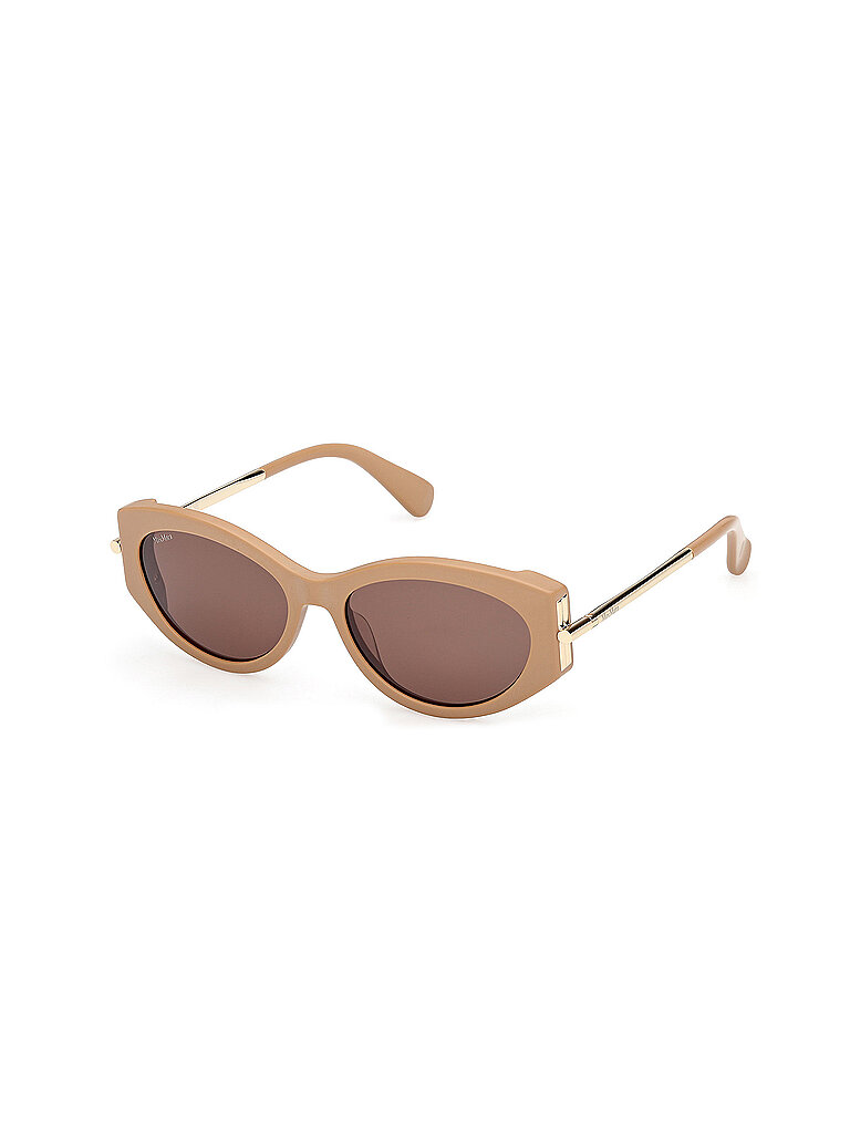 Max Mara Damen Max Mara MM0167 ROQUEBRUNE 1 46E Sonnenbrillen Acetat Braun Braun Rund Normal