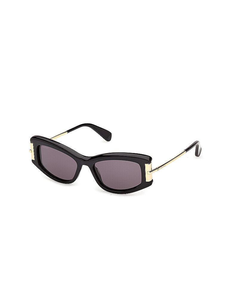Max Mara Damen Max Mara MM0189 01A Sonnenbrillen Acetat Schwarz Rauch Cat Eye Normal