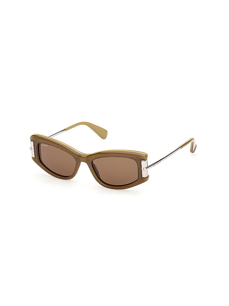 Max Mara Damen Max Mara MM0189 95N Sonnenbrillen Acetat Grün Grün Cat Eye Normal