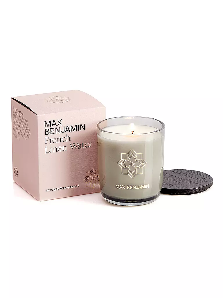 MAX BENJAMIN | Duftkerze CLASSIC COLLECTION 210g French Linen | rosa