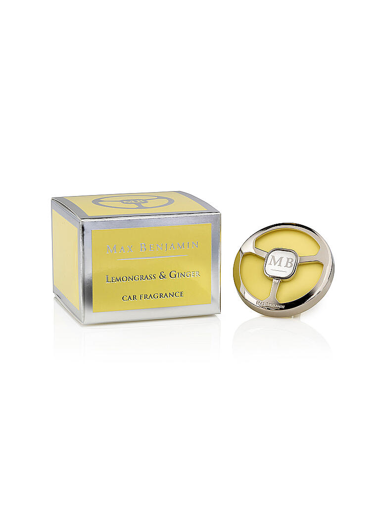 MAX BENJAMIN | Luxus-Autoduft "Classic Collection - Lemongrass & Ginger" | gelb