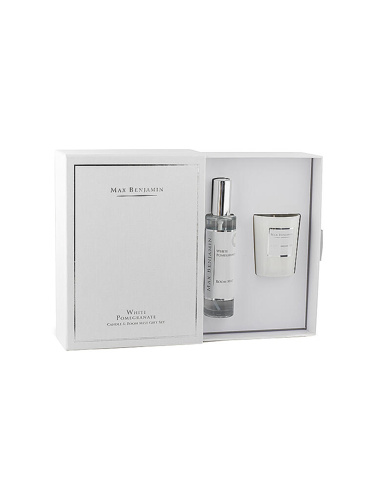 MAX BENJAMIN | Raumduft Geschenkset 2 tlg. White Pomegranate | weiss