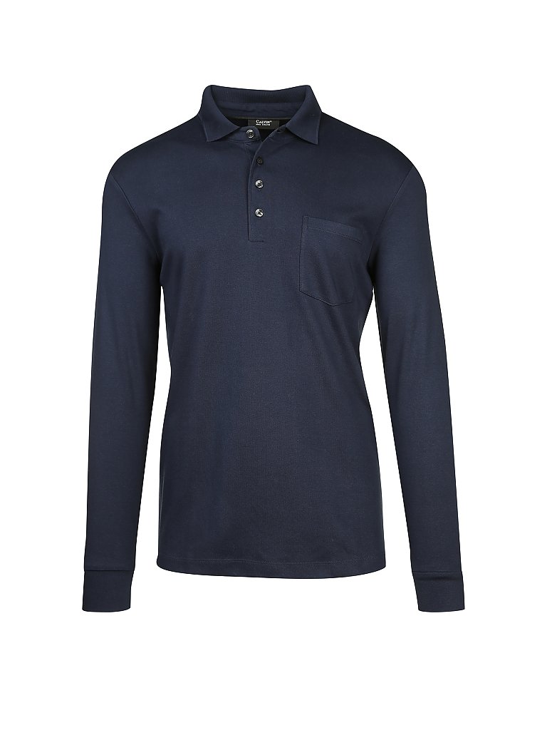 MAX CALVIN Poloshirt blau | M