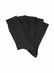 MAX CALVIN | Socken 5-er Pkg. schwarz  | grau