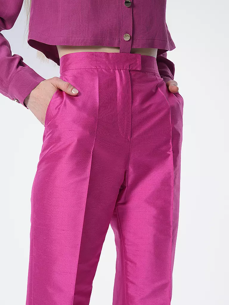 MAX MARA STUDIO | Seidenhose SHANTUNG | pink