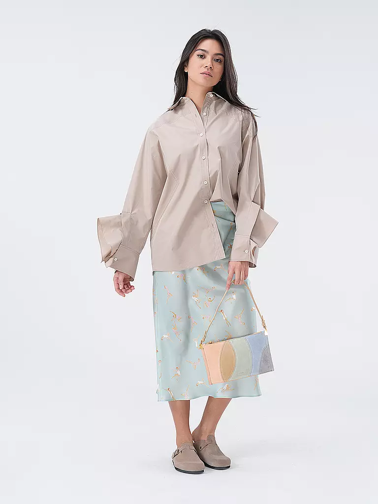 MAX MARA STUDIO | Seidenrock CAVALLO | blau