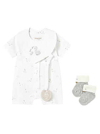 MAYORAL | Baby Set 3-teilig Pyjama, Lätzchen und Socken