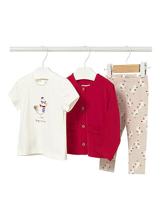 MAYORAL | Baby Set 3-teilig Jäckchen, T-Shirt und Leggings
