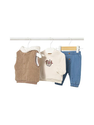 MAYORAL | Baby Set 3tlg Gilet, Sweater, Hose