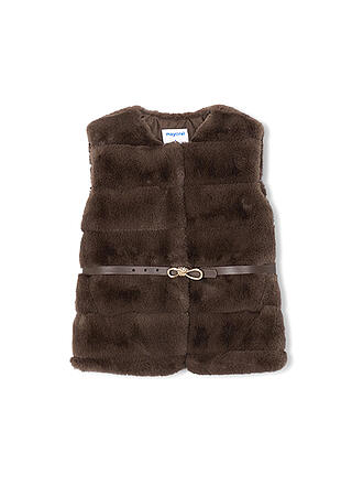 MAYORAL | Mädchen Gilet in Felloptik