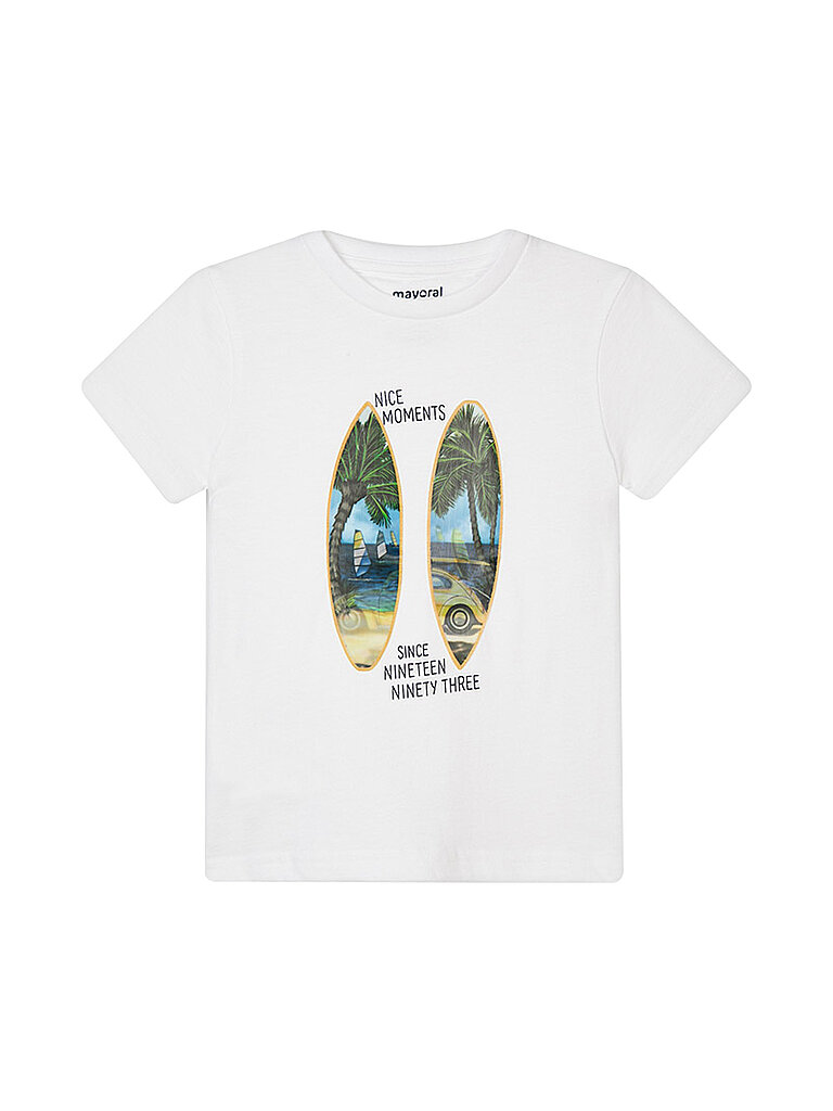 MAYORAL Jungen T Shirt weiß | 104