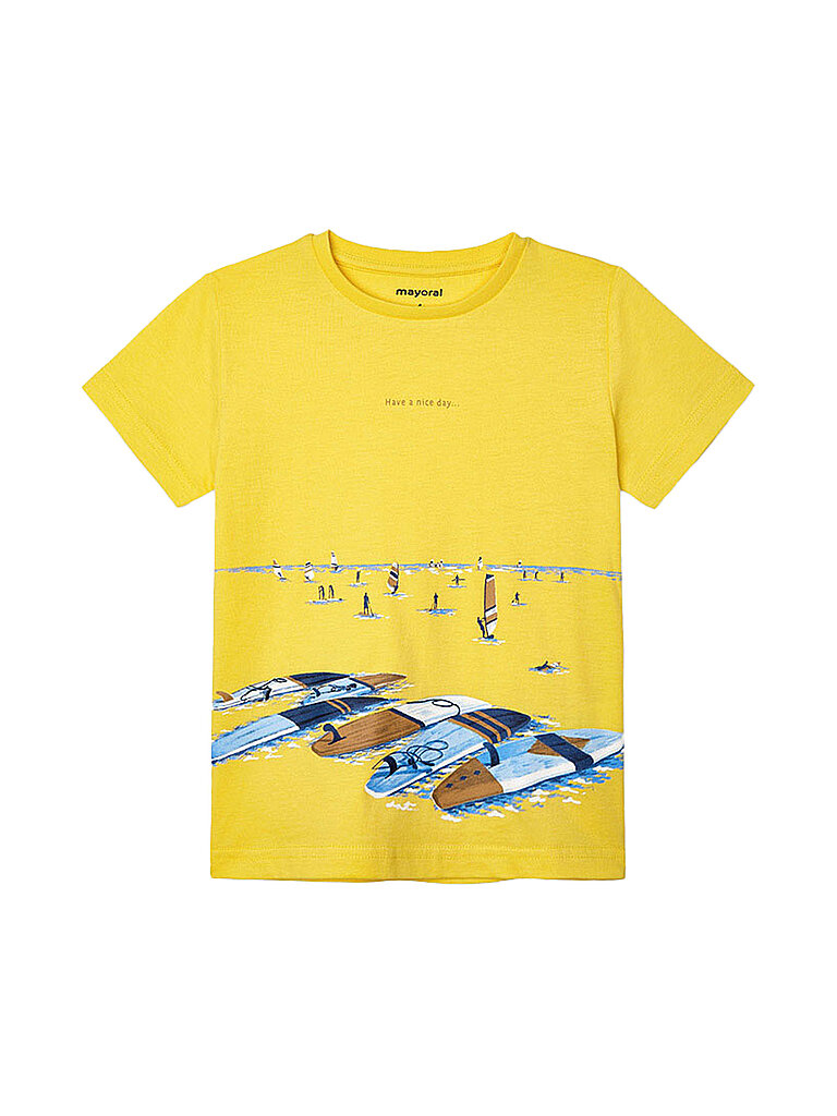 MAYORAL Jungen T Shirt  gelb | 128