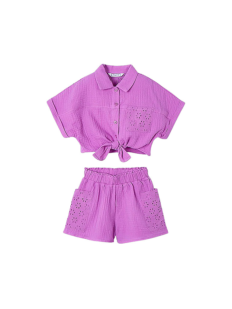 MAYORAL Mädchen Set 2-teilig Bluse und Shorts – MAYORAL