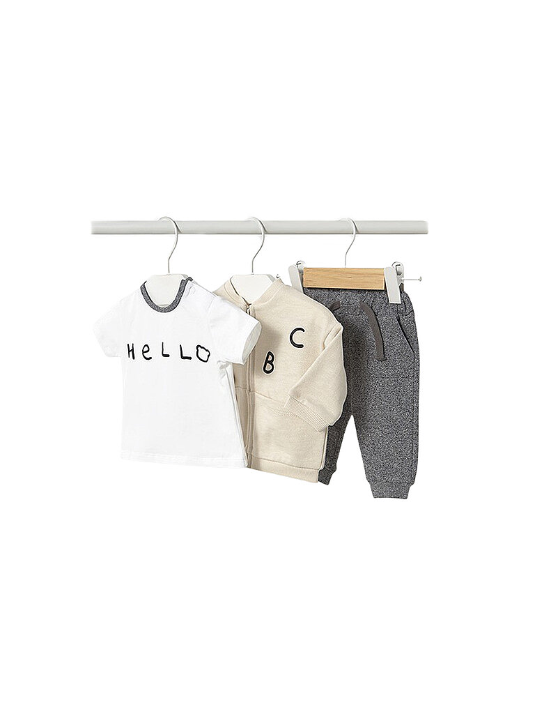 MAYORAL Baby Set 3-teilig T-Shirt, Jacke und Hose – MAYORAL