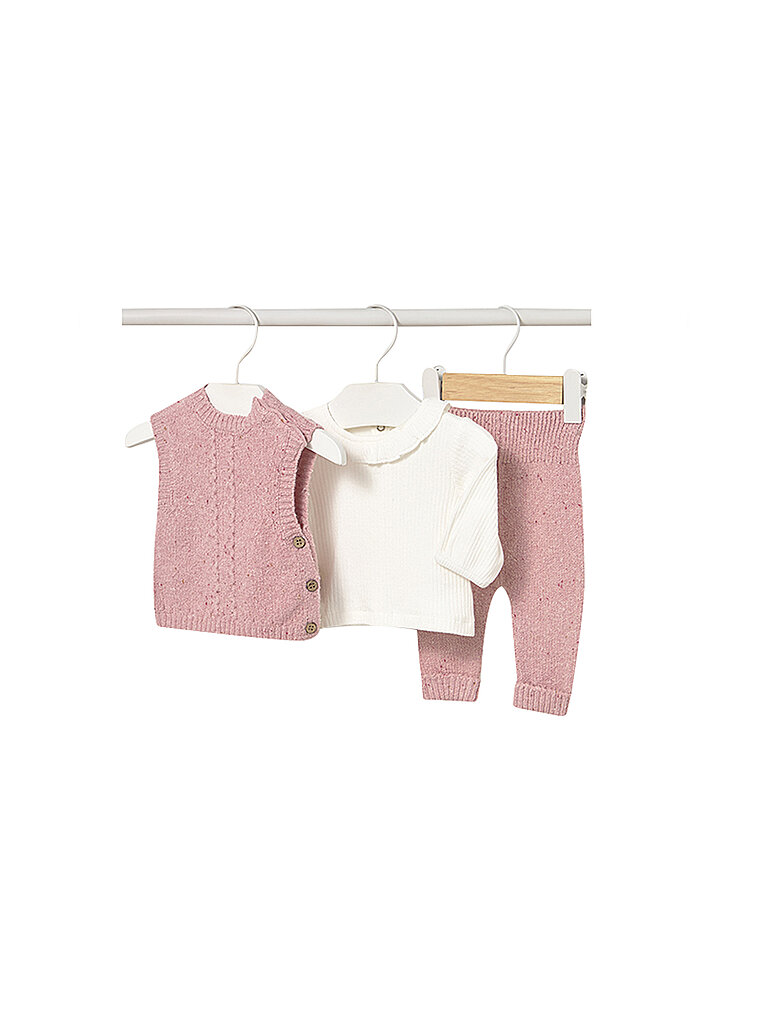 MAYORAL Baby Set 3-teilig Langarmshirt, Pullunder und Hose – MAYORAL