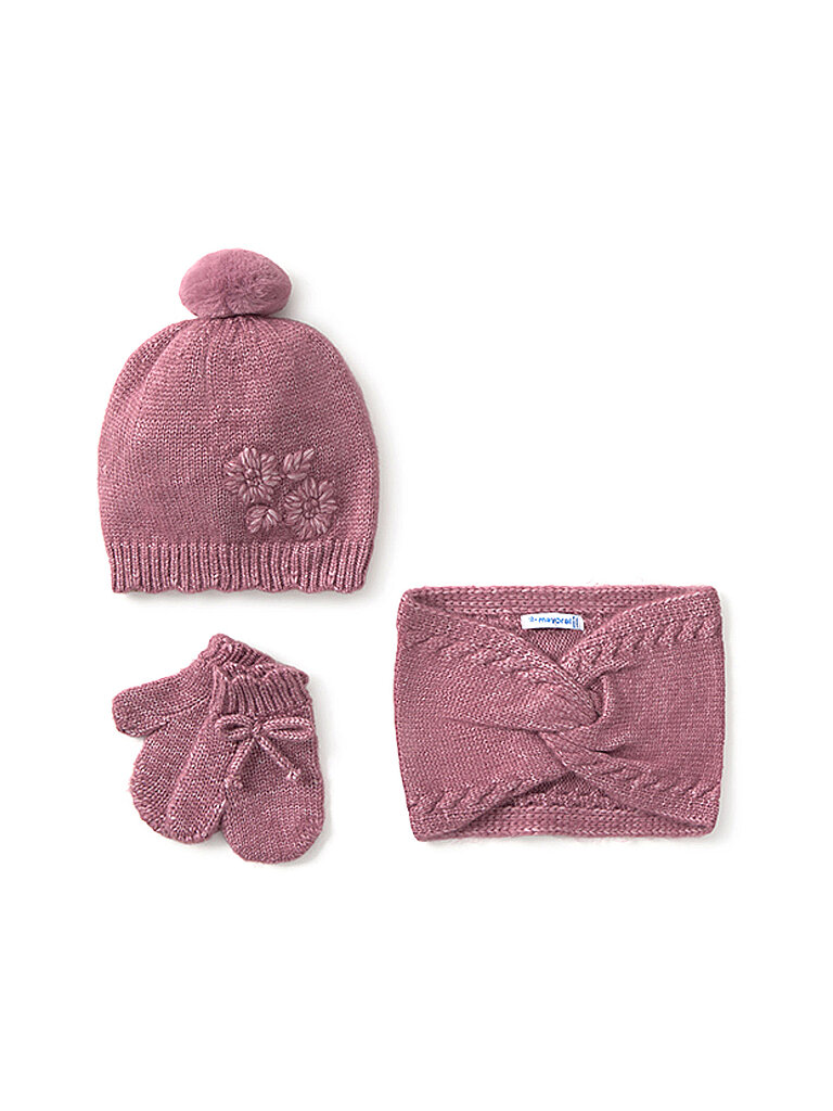 MAYORAL Baby Set 3-teilig Mütze, Schal und Fäustlinge – MAYORAL
