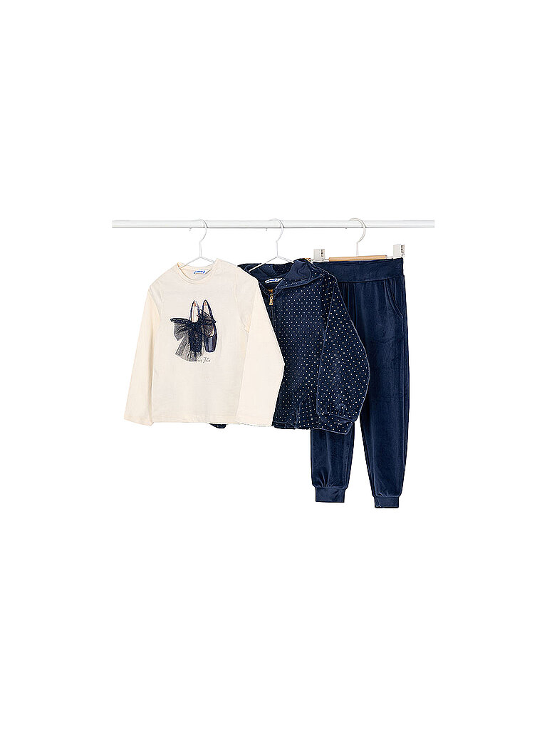MAYORAL Mädchen Set 3-teilig Jacke, Langarmshirt und Hose – MAYORAL