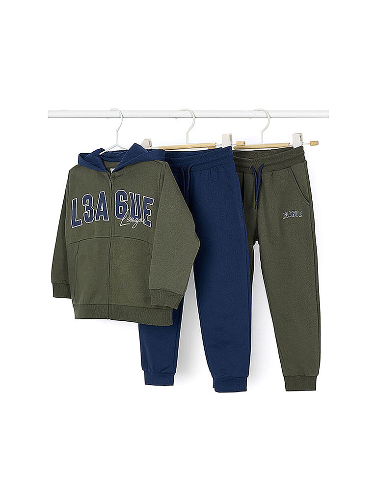 MAYORAL Jungen Set 3-teilig Sweatjacke und Jogginghosen – MAYORAL