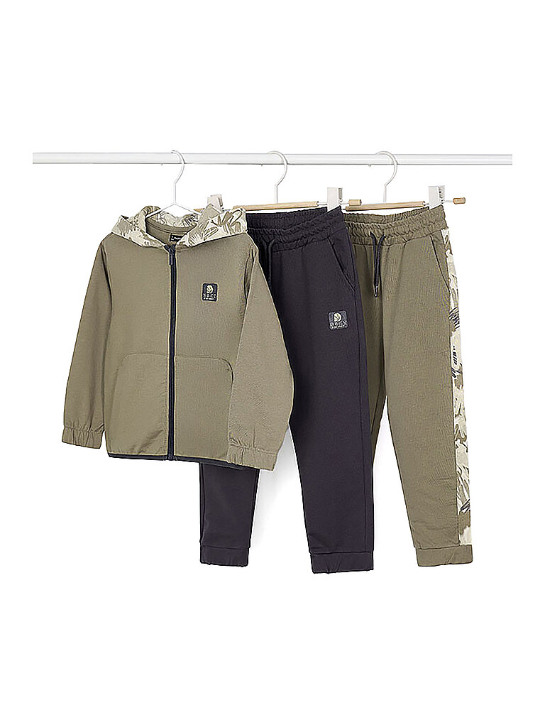 MAYORAL Jungen Set 3-teilig Sweatjacke und Jogginghosen – MAYORAL