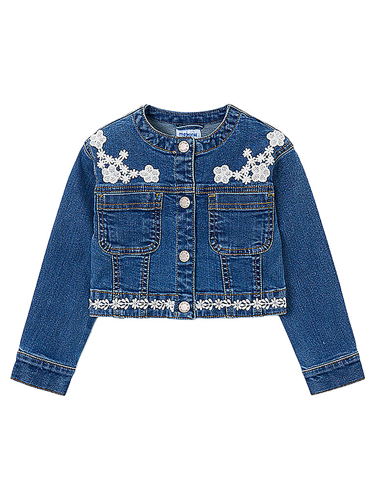 MAYORAL Mädchen Jeansjacke  dunkelblau | 104