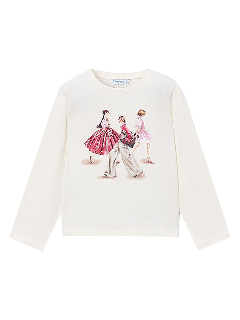 MAYORAL Mädchen Langarmshirt  creme | 110