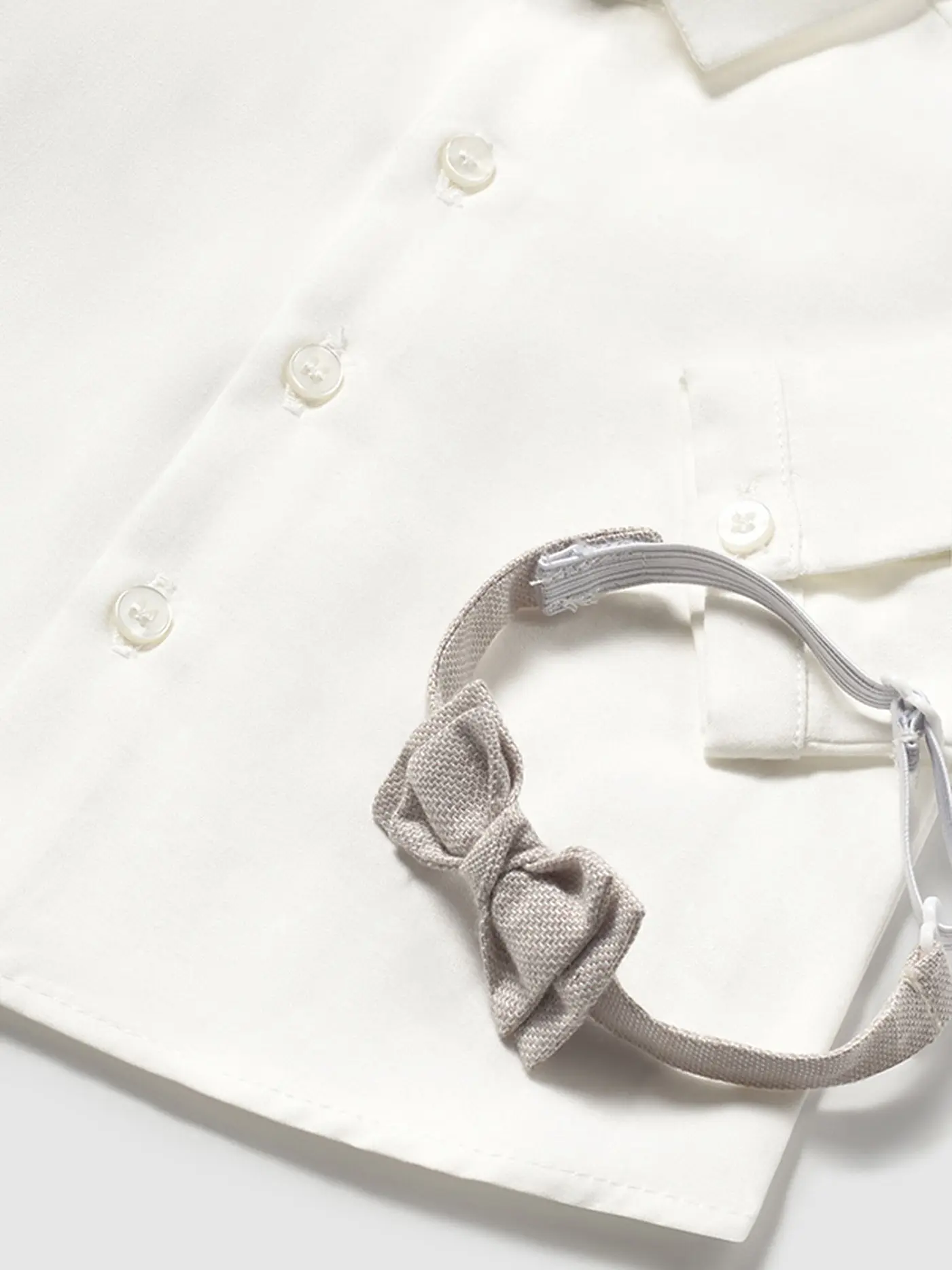 MAYORAL | Baby Hemd mit Fliege | creme