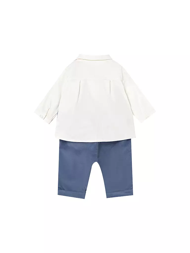 MAYORAL | Baby Jungen Set 3-teilig Hemd, Hose und Fliege | blau