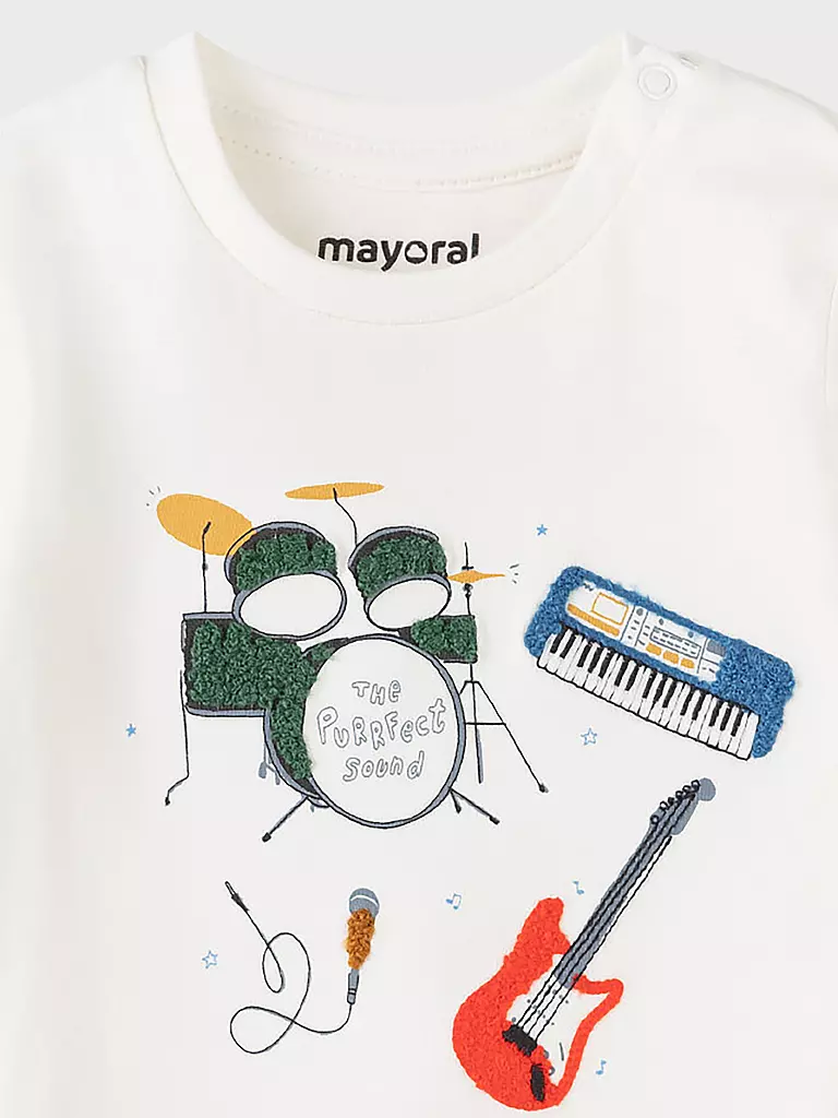 MAYORAL | Baby Langarmshirt 2-er Pkg. | weiß