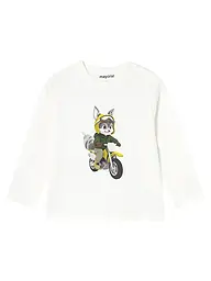 MAYORAL | Baby Langarmshirt | weiss