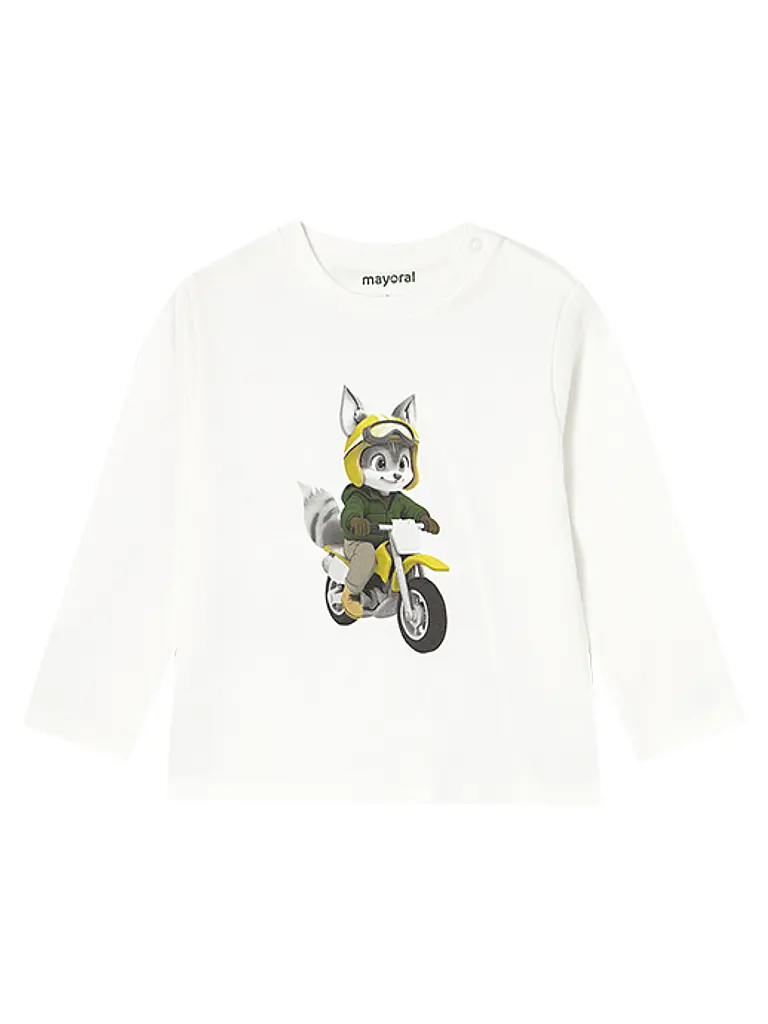MAYORAL | Baby Langarmshirt | weiss