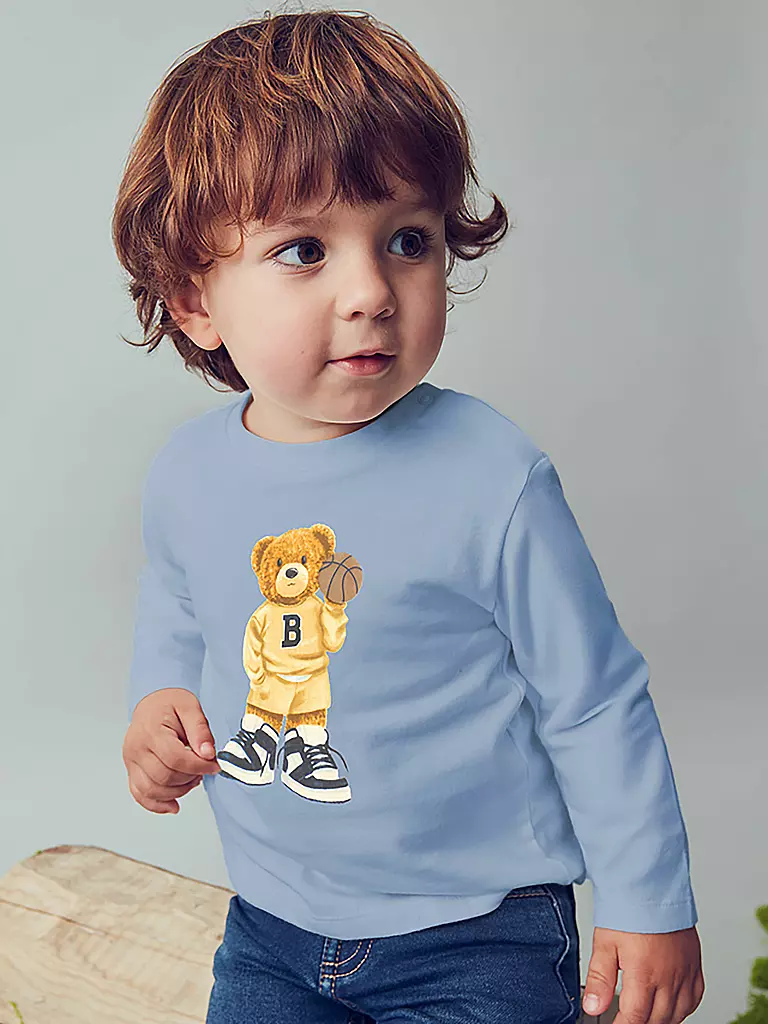 MAYORAL | Baby Langarmshirt | hellblau