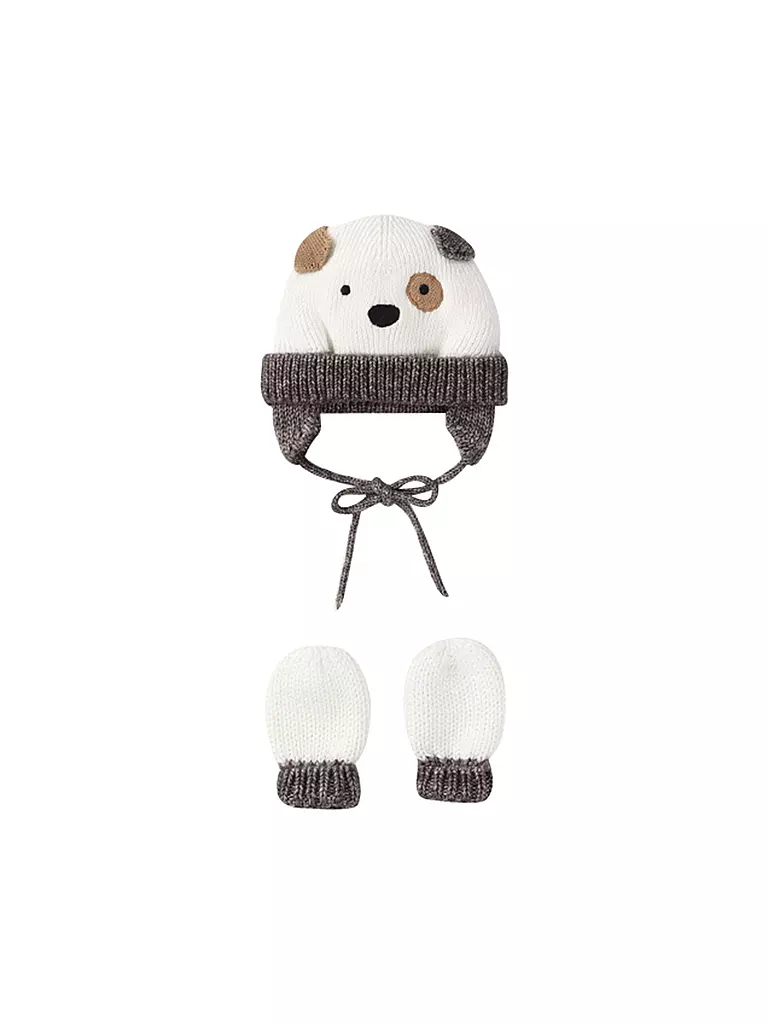 MAYORAL | Baby Mütze und Handschuhe | weiss