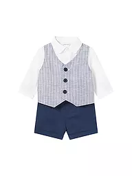 MAYORAL | Baby Set 2-teilig Hemd, Gilet und Hose | Dunkelblau