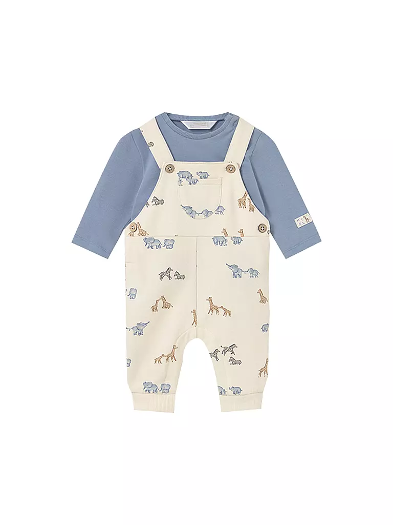MAYORAL | Baby Set 2-teilig Langarmshirt und Latzhose | beige
